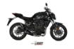 Afbeeldingen van MIVV 2-1 systeem met Delta Race Black RVS demper Yamaha MT-07 '14- (euro 3-4)