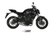 Afbeeldingen van MIVV 2-1 systeem met Delta Race RVS demper Yamaha MT-07 '14-21