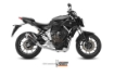 Afbeeldingen van MIVV 2-1 systeem met high level carbon GP demper Yamaha MT-07 '14-21