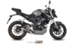 Afbeeldingen van MIVV compleet 1-1 systeem met carbon GP demper Yamaha MT-125 '15-/ YZF-R125 '14-