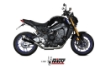 Afbeeldingen van MIVV 2-1 systeem met Delta Race carbon demper Yamaha MT-09 / SP '21-
