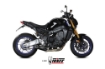 Afbeeldingen van MIVV 3-1 systeem met X-M5 Black RVS Yamaha MT-09 / SP '21-