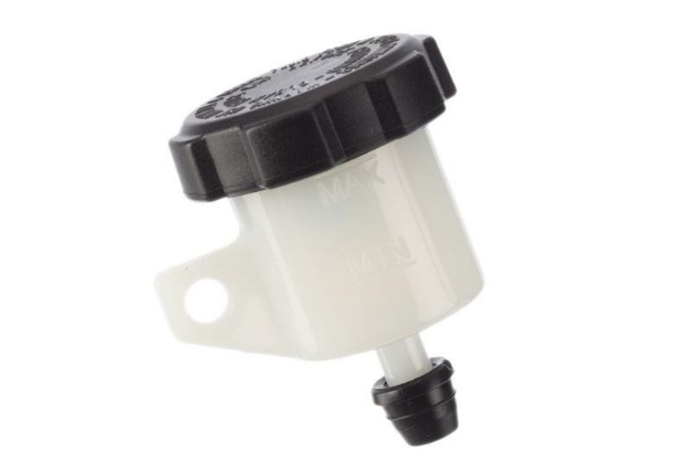 Afbeeldingen van ABM kunststof remvloeistofpotje met rechte uitgang 15ml