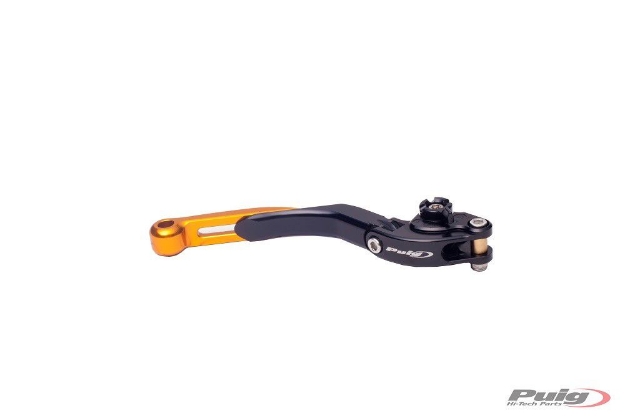 Afbeeldingen van Remhendel Puig opklapbaar/uitschuifbaar goud/zwart/zwart