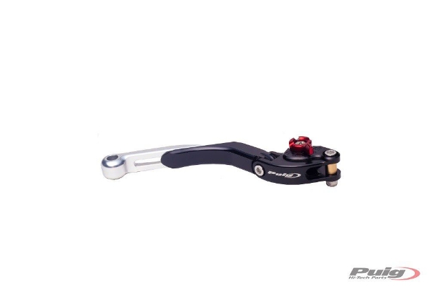 Afbeeldingen van Remhendel Puig opklapbaar/uitschuifbaar zilver/rood/zwart