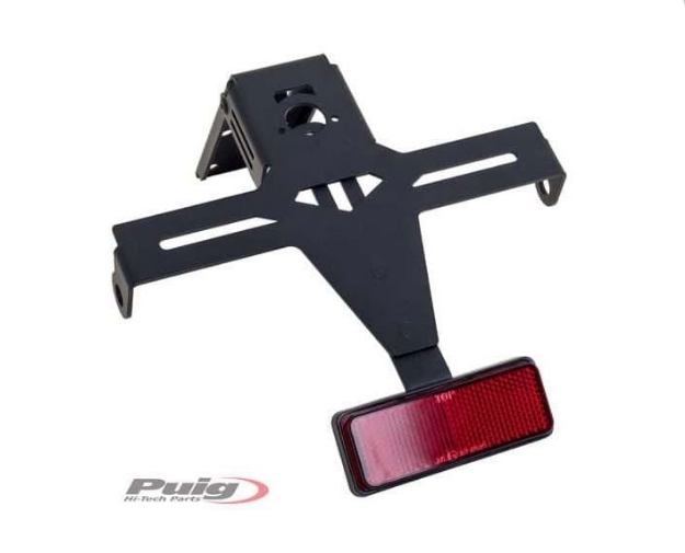 Afbeeldingen van Kentekenplaathouder zwart Puig Yamaha YZF-R1 '04-06
