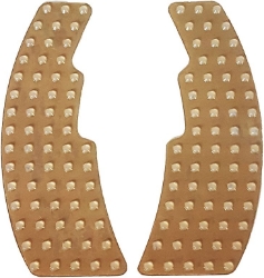 Afbeeldingen van Racing grip stickers transparant set van 2