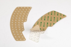 Afbeeldingen van Racing grip stickers transparant set van 2