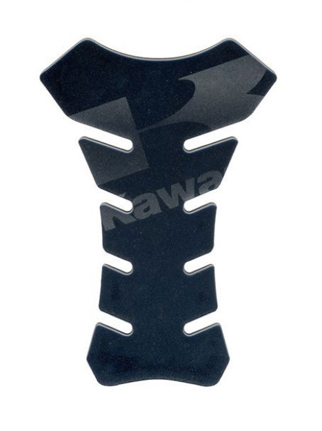 Afbeeldingen van Tankpad zwart met Kawasaki logo