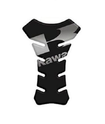 Afbeeldingen van Tankpad zwart met Kawasaki logo