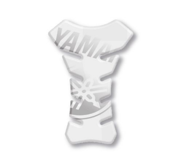 Afbeeldingen van Tankpad transparant met Yamaha logo zwart