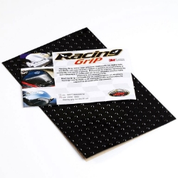 Afbeeldingen van Racing grip stickervel zwart 20x30cm