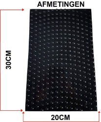 Afbeeldingen van Racing grip stickervel zwart 20x30cm