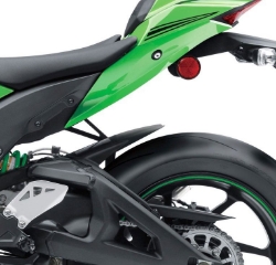 Afbeeldingen van Achterspatbord verlenger mat zwart voor het originele spatbord Kawasaki ZX10-R '16-