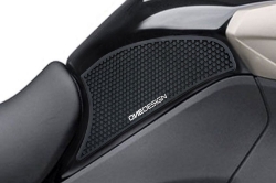 Afbeeldingen van Tank protector/grip stickers zwart Puig Kawasaki Versys 1000 ’15-