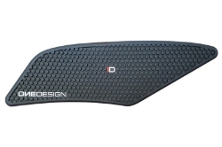 Afbeeldingen van Tank protector/grip stickers zwart Puig Yamaha YZF-R6 ’17-