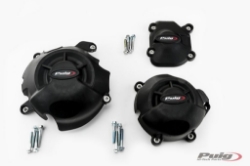 Afbeeldingen van Engine cover set 3-delig Puig Kawasaki Z800/E '13-16