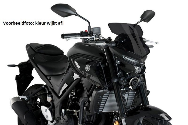 Afbeeldingen van Vervangingsruit naked bike TOURING Puig Yamaha MT-03 '20- -zwart