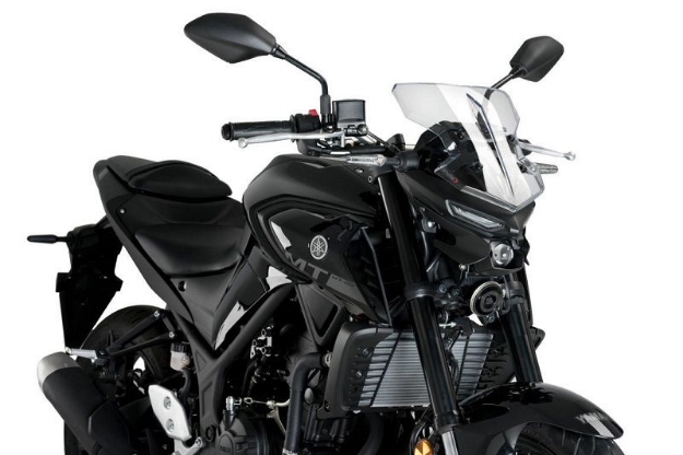 Afbeeldingen van Vervangingsruit naked bike TOURING Puig Yamaha MT-03 '20- -transparant