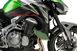 Afbeeldingen van Side Spoiler Downforce van Puig voor de Kawasaki Z900 '17-'19 -zwart