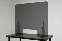 Afbeeldingen van Balie / bureau preventiescherm 90x80cm