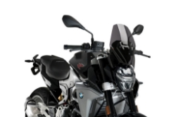 Afbeeldingen van Vervangingsruit naked bike Sport Puig BMW F900R '20- (zonder originele BMW support? -donker getint
