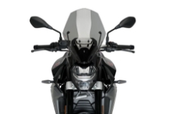 Afbeeldingen van Vervangingsruit naked bike Puig BMW F900R '20- (voor model zonder originele steun) licht getint