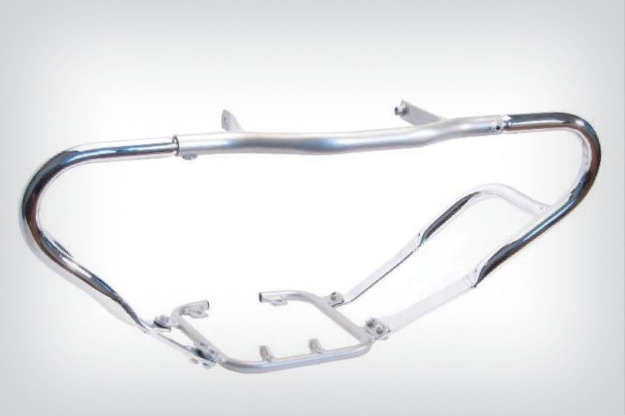 Afbeeldingen van Engine protection bar BMW R1200RT -'13 chromed Wunderlich