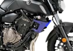 Afbeeldingen van Side Spoiler Downforce blauw van Puig voor de Yamaha MT-07 '18-20