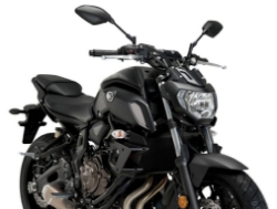 Afbeeldingen van Side Spoiler Downforce zwart van Puig voor de Yamaha MT-07 '18-20