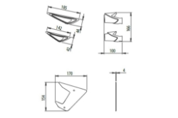 Afbeeldingen van Side Spoiler Downforce zwart van Puig voor de Yamaha MT-07 '18-20