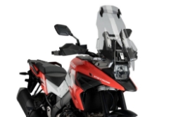 Afbeeldingen van Vervangingsruit touring met opzetruitje licht getint Puig Suzuki DL1050/XT '20-