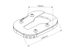 Afbeeldingen van Zijstandaard vergroter Puig BMW F900R '21-