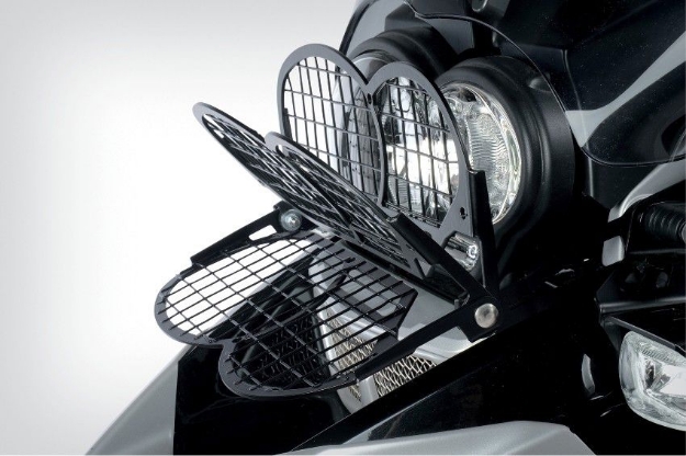 Afbeeldingen van Head light grill foldable BMW R1200GS/Adv. '08-12 black Wunderlich