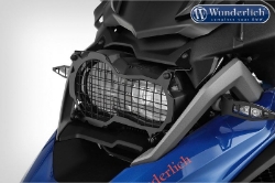 Afbeeldingen van Foldable headlight protector clear protect BMW R1200GS LC '17-- black Wunderlich