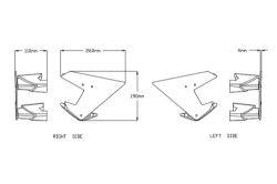 Afbeeldingen van Side Spoiler Downforce van Puig voor de KTM 1290 Superduke R '20- -zwart