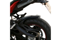 Afbeeldingen van Achterspatbord verlenger mat zwart voor het originele spatbord BMW S1000XR '20-'21