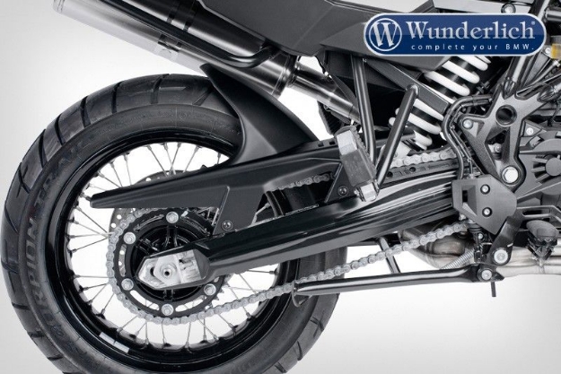 Afbeeldingen van Rear hugger Xtreme BMW F650GS '08-/ F800GS - black Wunderlich