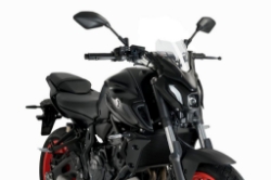 Afbeeldingen van Vervangingsruit naked bike Sport Puig Yamaha MT-07 '21- -transparant