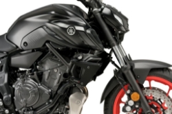 Afbeeldingen van Side Spoiler Downforce van Puig voor de Yamaha MT-07 '21- zwart