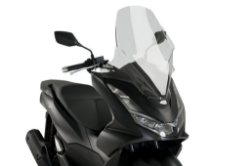 Afbeeldingen van Vervangingsruit V-Tech Line touring Honda PCX125/150 '21- transparant