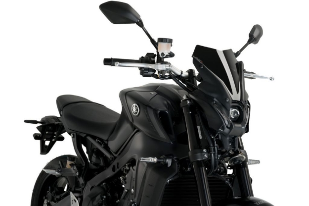 Afbeeldingen van Vervangingsruit naked bike Sport Puig Yamaha MT-09 '21-23 zwart