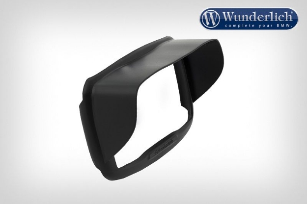 Afbeeldingen van Zonneklep voor display Wunderlich voor Garmin Zumo 390/395 / BMW Navigator Street zwart