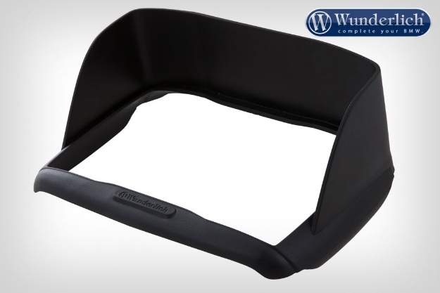 Afbeeldingen van Zonneklep voor display Wunderlich voor Garmin Zumo 595 zwart