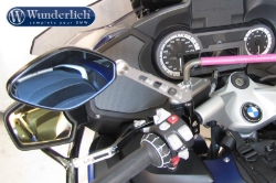 Afbeeldingen van Mirror clamp for additional mirror (Set) diverse BMW modellen - black Wunderlich