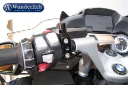 Afbeeldingen van Mirror clamp for additional mirror (Set) diverse BMW modellen - black Wunderlich