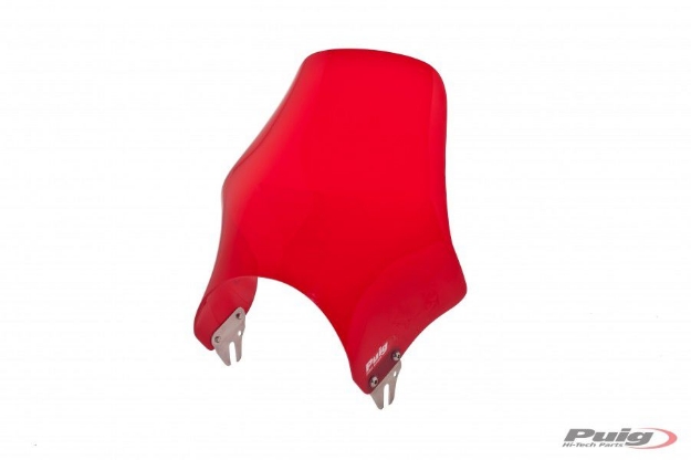 Afbeeldingen van Windscherm Puig model Naked CB600F Hornet '03-'04-Rood