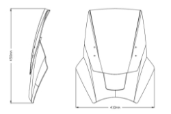 Afbeeldingen van Windscherm Basic Vario licht getint Puig