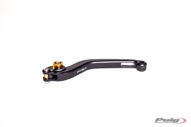 Afbeeldingen van Koppelingshendel Puig lang zwart/goud