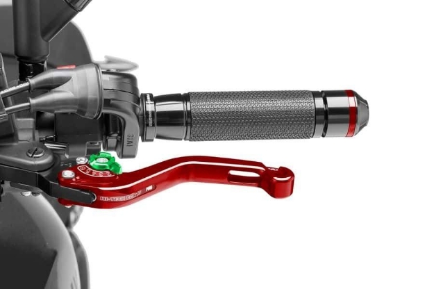 Afbeeldingen van Koppelingshendel Puig kort rood/groen